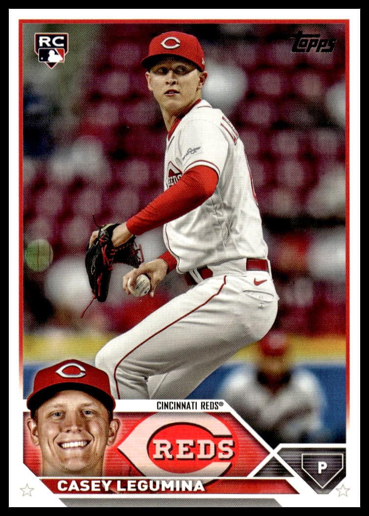 Front view of Casey Leguminas 2023 Topps Update Baseball Card #US277.