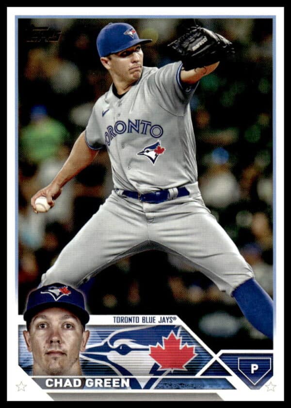 Baseball player Chad Green on the 2023 Topps Update card #US176.