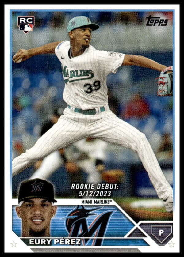 2023 Topps Update Eury Perez #US317 (Front)