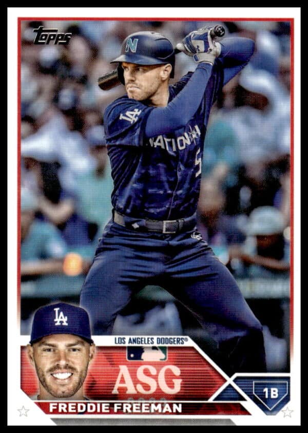 2023 Topps Update card featuring Freddie Freeman, #ASG-25.