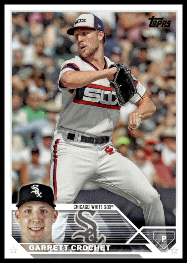 Garrett Crochet depicted on his 2023 Topps Update, #US39 Baseball Card.