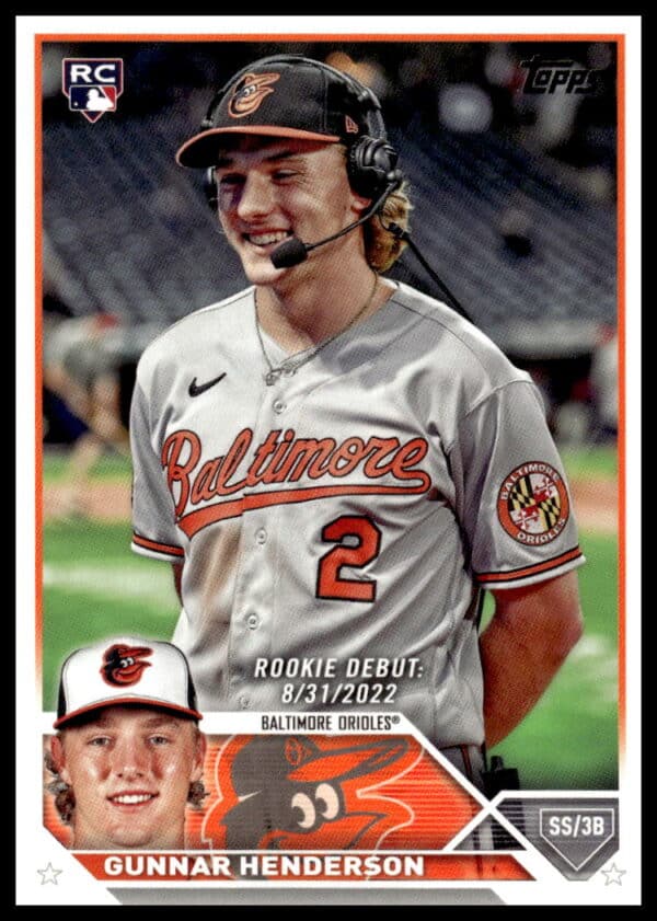 2023 Topps Update Gunnar Henderson #US18 (Front)