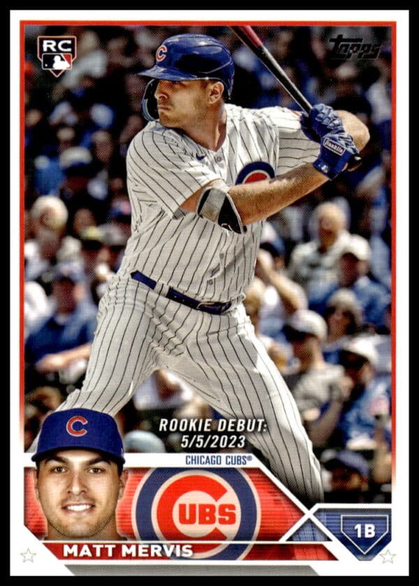 2023 Topps Update Matt Mervis #US236 (Front)