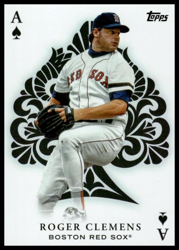 Roger Clemens 2023 Topps Update All Aces baseball card front view.