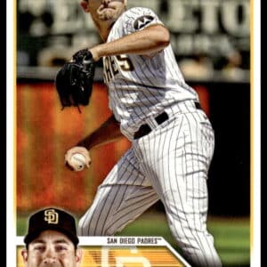 Seth Lugo pitching in 2023 Topps Update Baseball Card #US182.