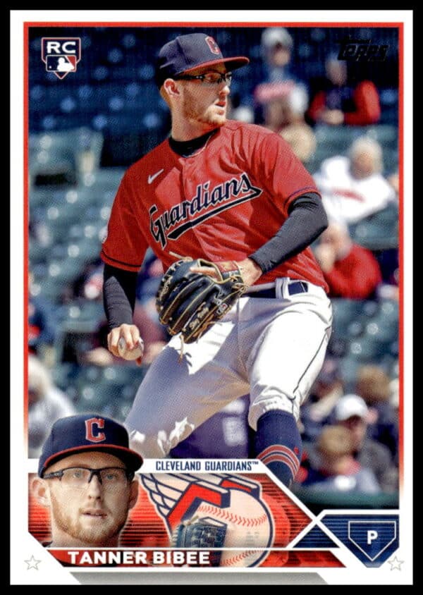 2023 Topps Update Tanner Bibee #US168 (Front)