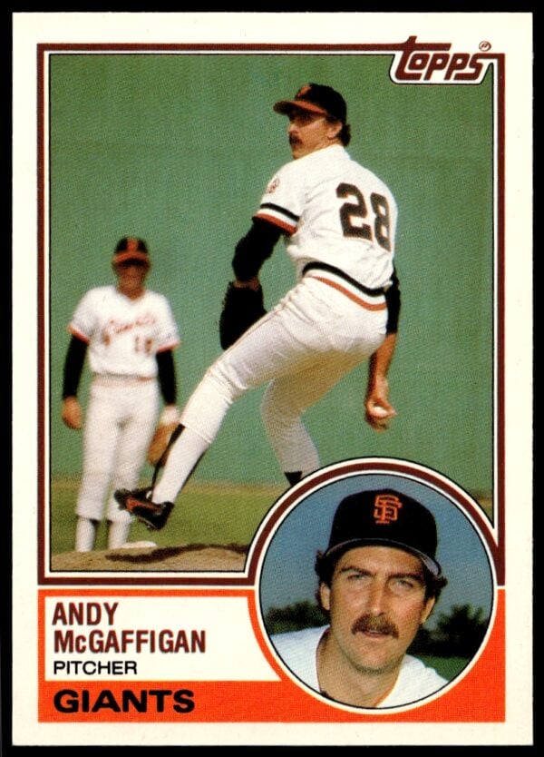 1983 Topps Traded Andy McGaffigan #68T (Front)