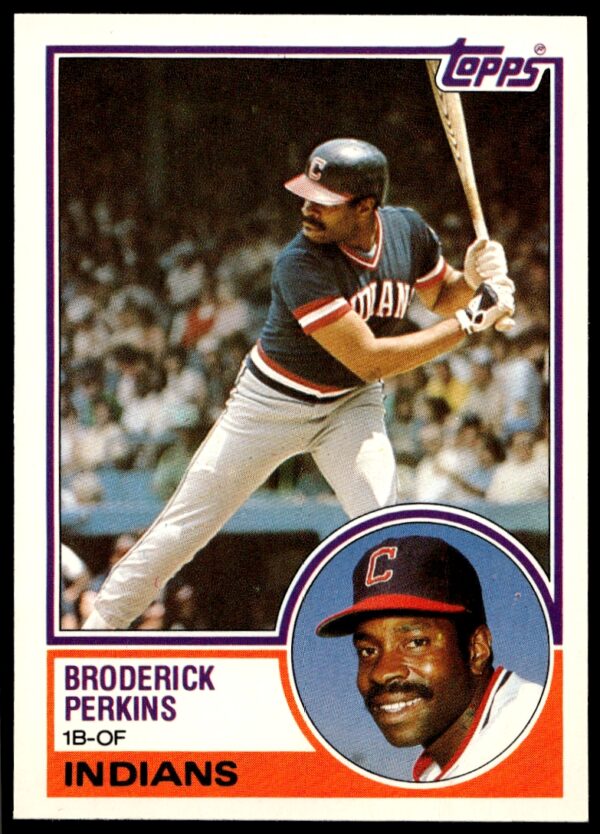 1983 Topps Traded Broderick Perkins #86T (Front)