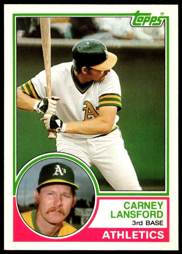 1983 Topps Traded Carney Lansford #60T (Front)