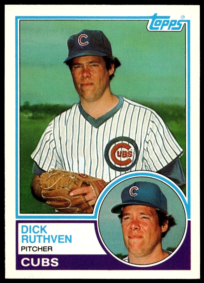 1983 Topps Traded Dick Ruthven #98T (Front)