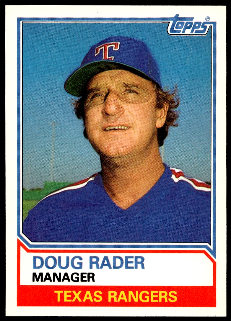 1983 Topps Traded Doug Rader #91T (Front)