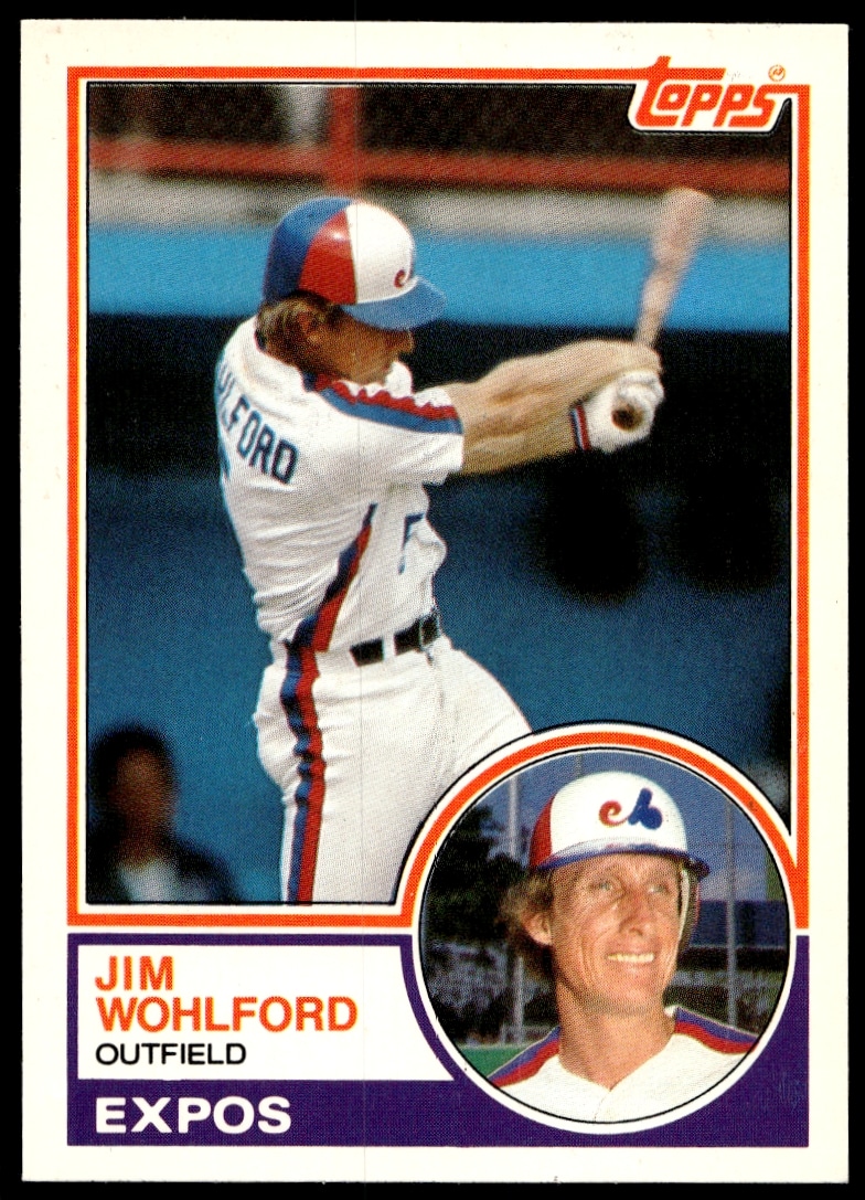 1983 Topps Traded Jim Wohlford #128T (Front)