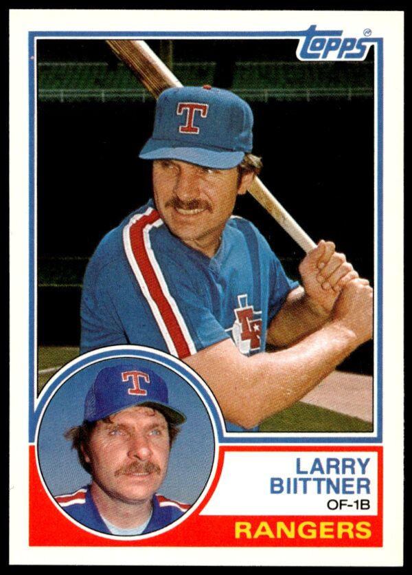 1983 Topps Traded Larry Biittner #10T (Front)