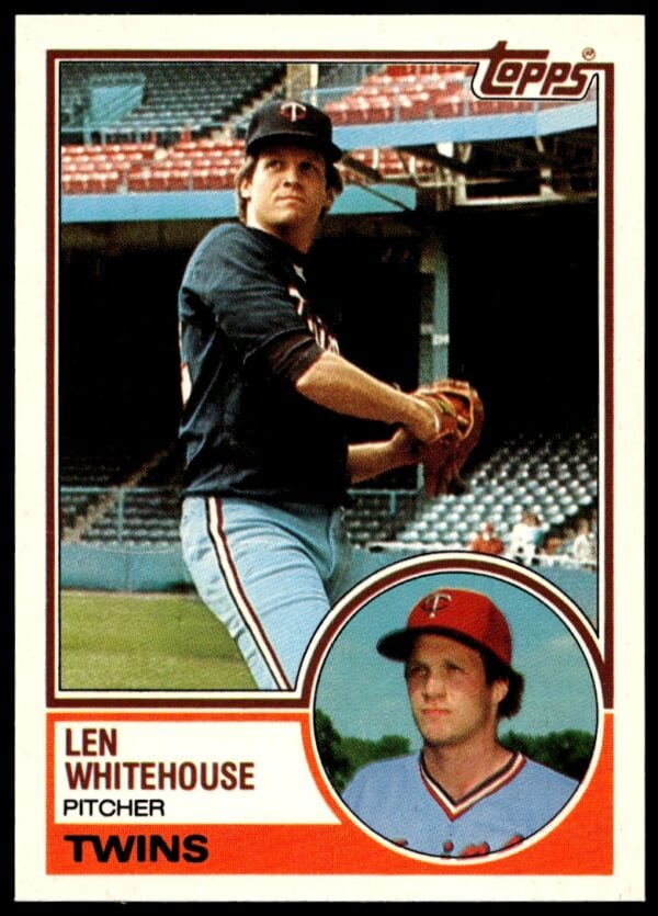 1983 Topps Traded Len Whitehouse #126T (Front)