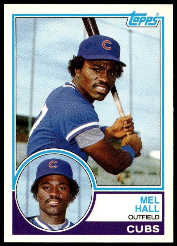 1983 Topps Traded Mel Hall #39T (Front)