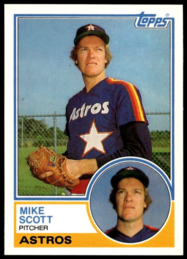 1983 Topps Traded Mike Scott #100T (Front)