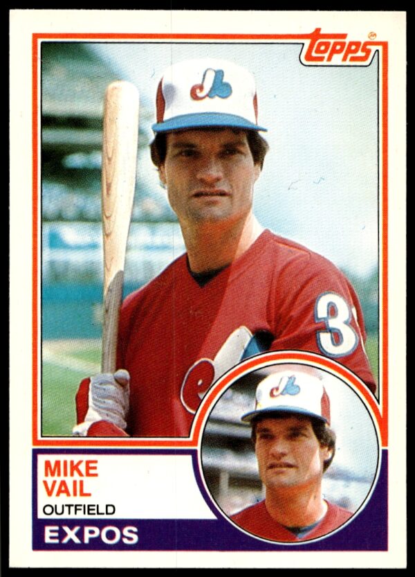 1983 Topps Traded Mike Vail #119T (Front)