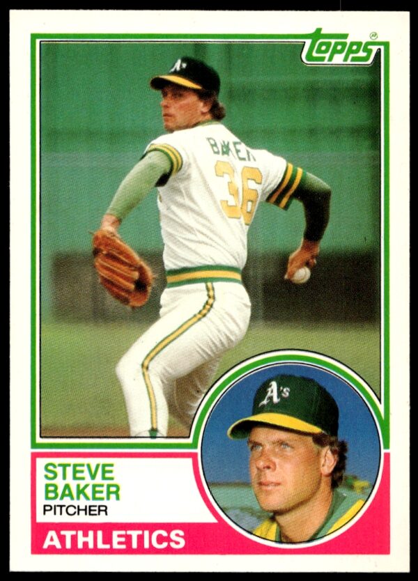 1983 Topps Traded Steve Baker #6T (Front)