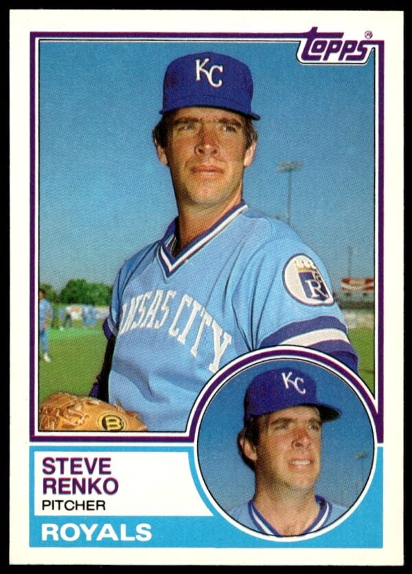 1983 Topps Traded Steve Renko #95T (Front)