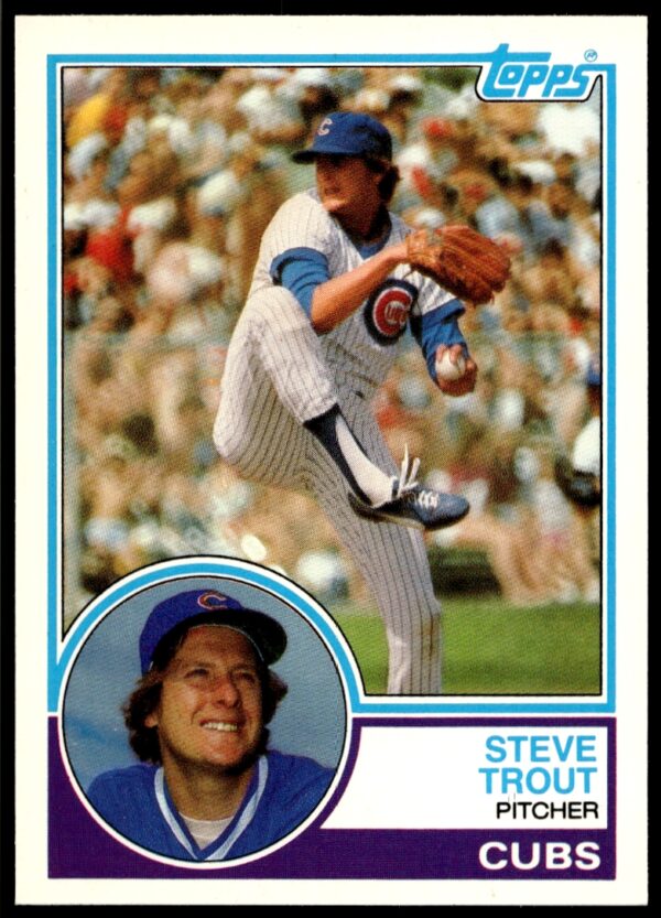 1983 Topps Traded Steve Trout #117T (Front)