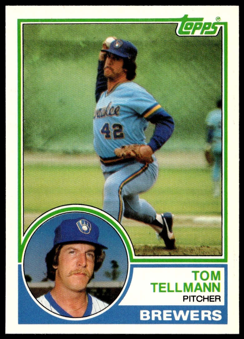 1983 Topps Traded Tom Tellmann #109T (Front)