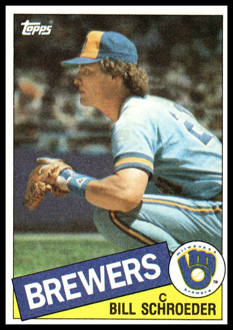 1985 Topps Bill Schroeder #176 (Front)