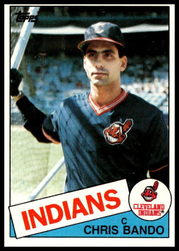 1985 Topps Chris Bando #14 (Front)