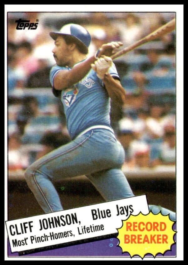 1985 Topps Cliff Johnson #4 (Front)