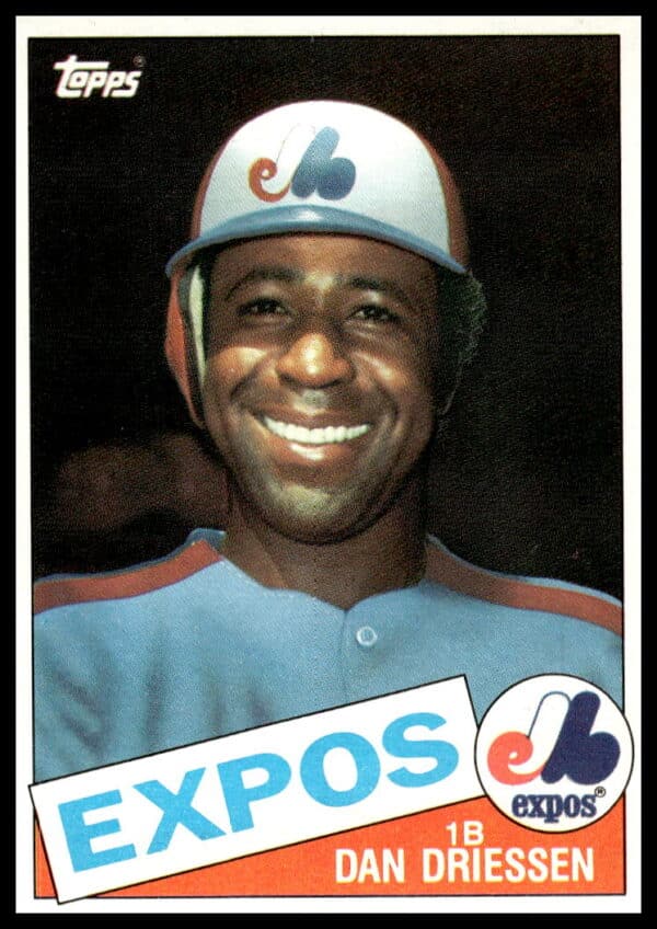 1985 Topps Dan Driessen #285 (Front)