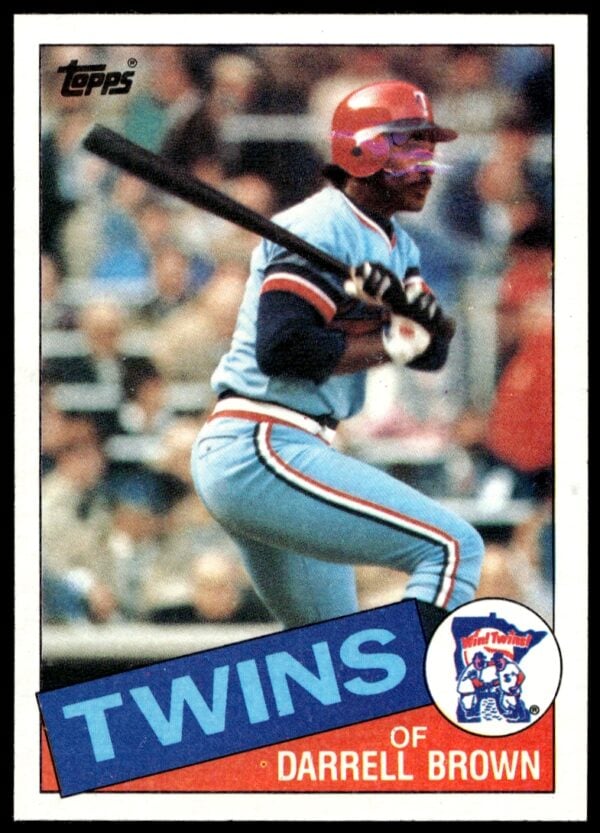 1985 Topps Darrell Brown #767 (Front)