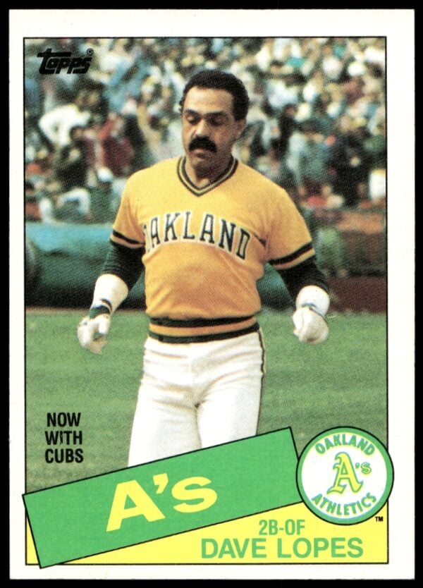 1985 Topps Dave Lopes #12 (Front)