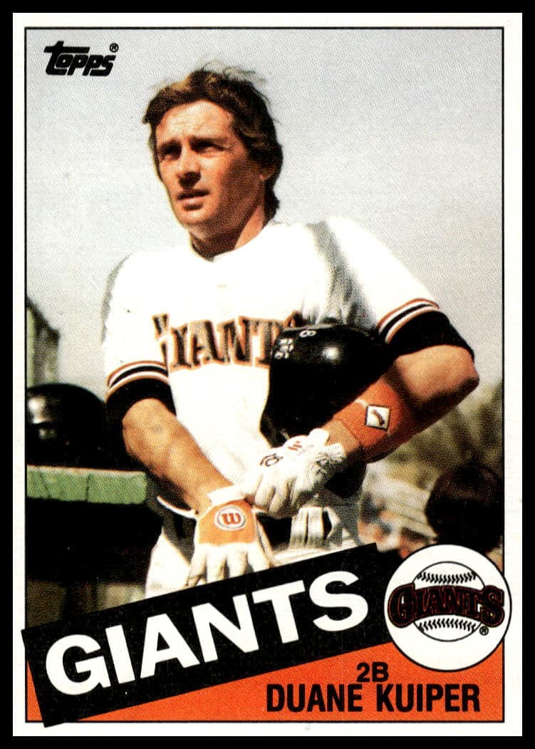 1985 Topps Duane Kuiper #22 (Front)