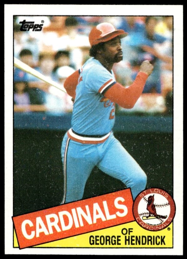 1985 Topps George Hendrick #60 (Front)