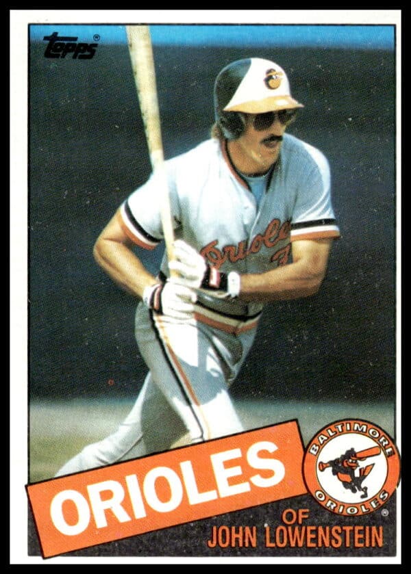 1985 Topps John Lowenstein #316 (Front)