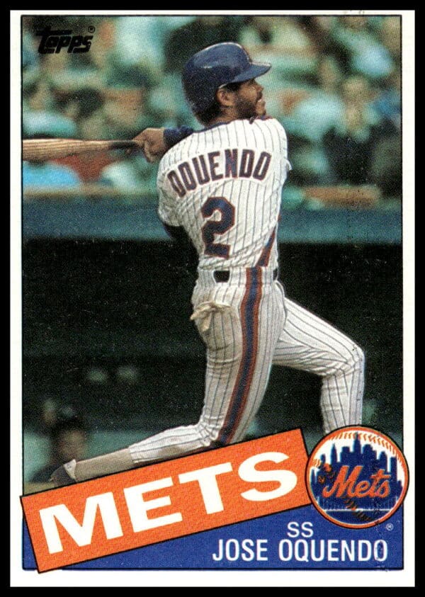 1985 Topps Jose Oquendo #598 (Front)