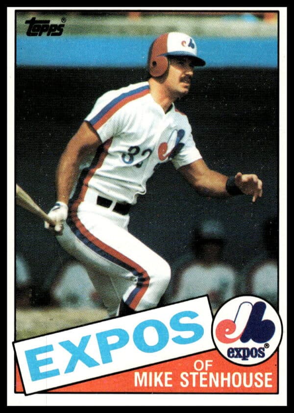 1985 Topps Mike Stenhouse #658 (Front)