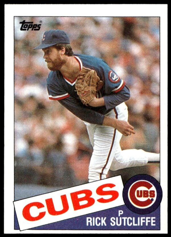 1985 Topps Rick Sutcliffe #72 (Front)