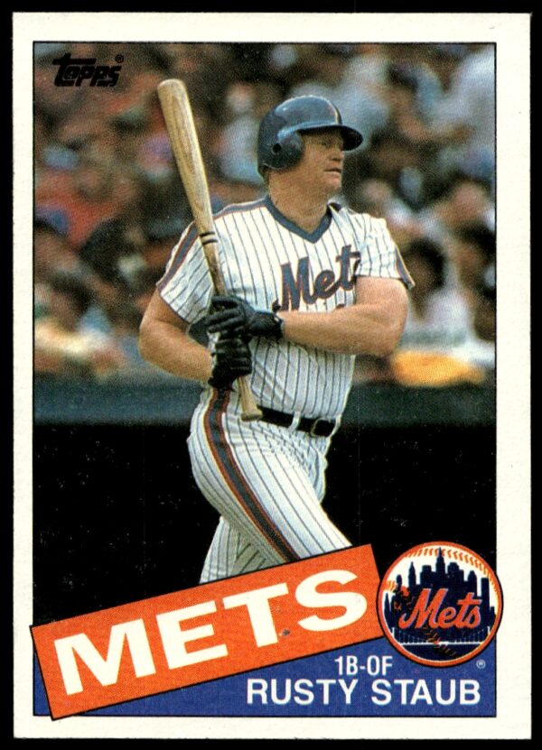 1985 Topps Rusty Staub #190 (Front)