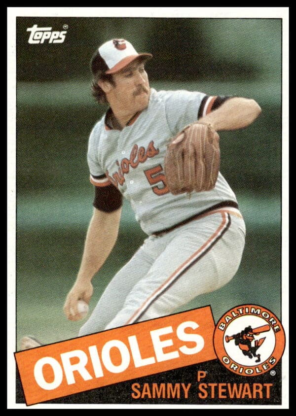 1985 Topps Sammy Stewart #469 (Front)