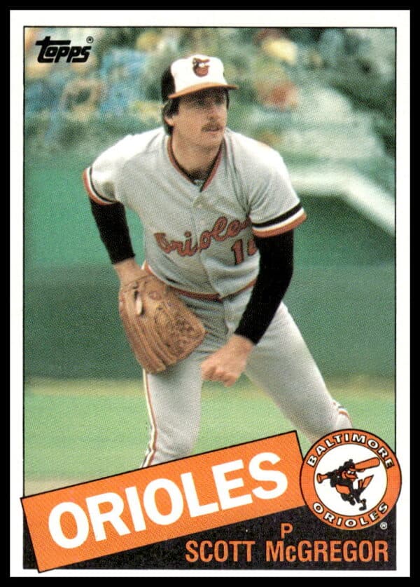 1985 Topps Scott McGregor #550 (Front)