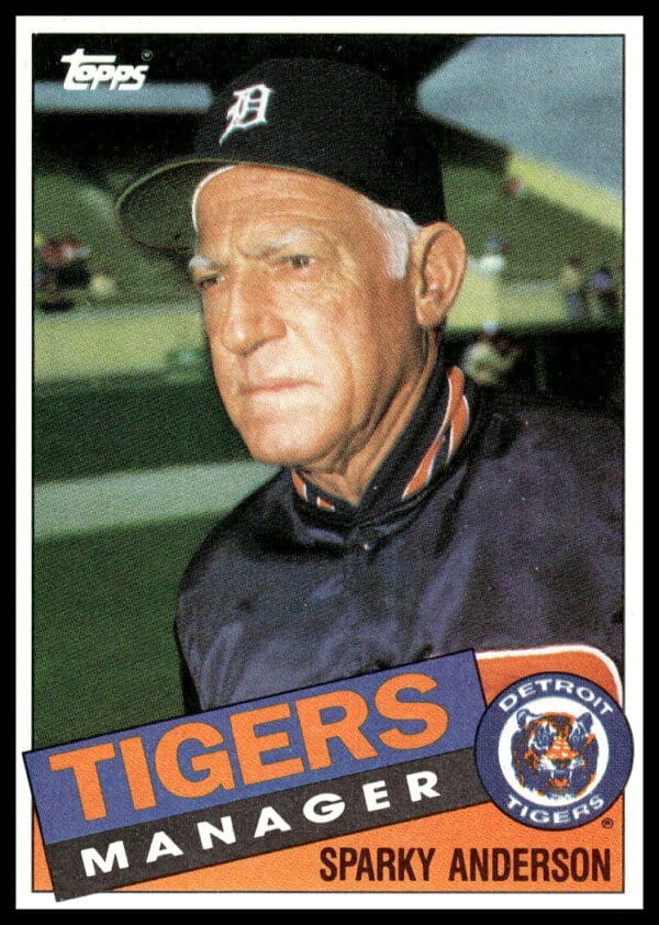 1985 Topps Sparky Anderson #307 (Front)