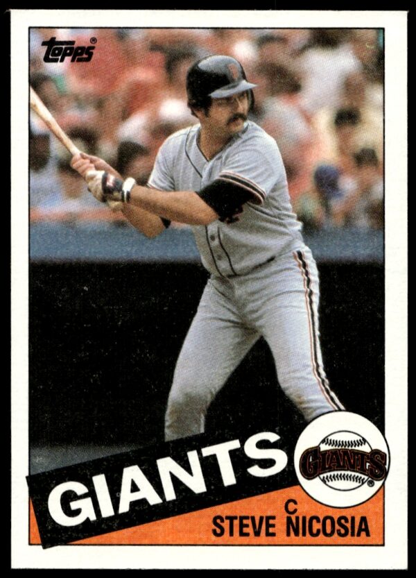 1985 Topps Steve Nicosia #191 (Front)