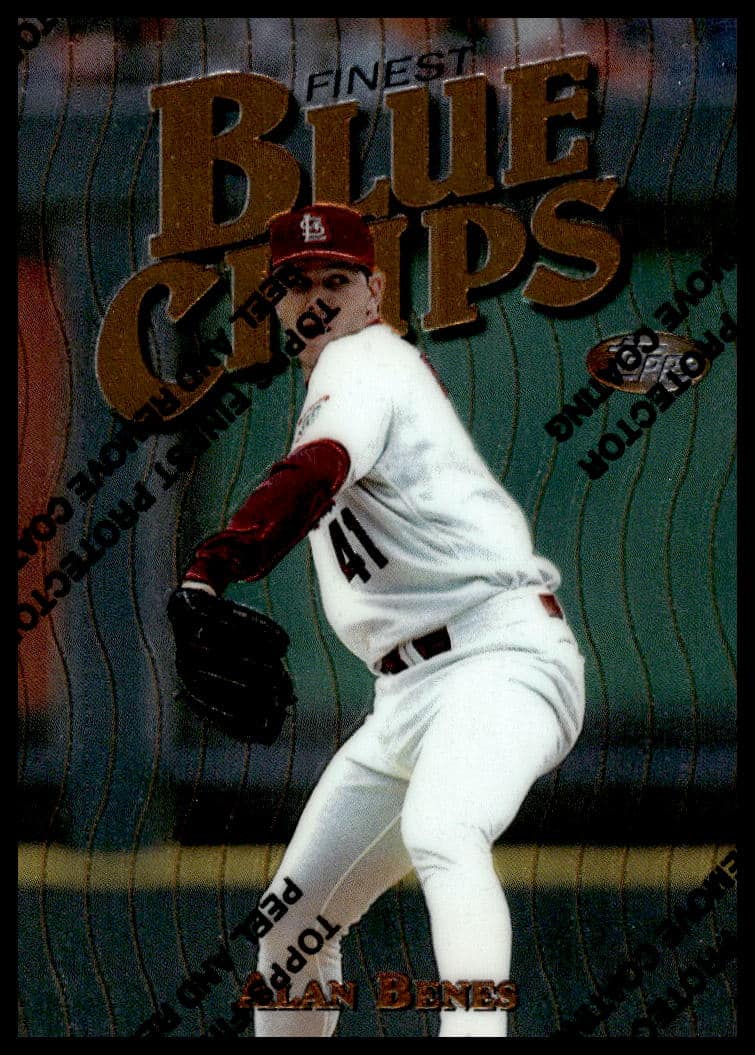 1997 Topps Finest Alan Benes #208 (Front)