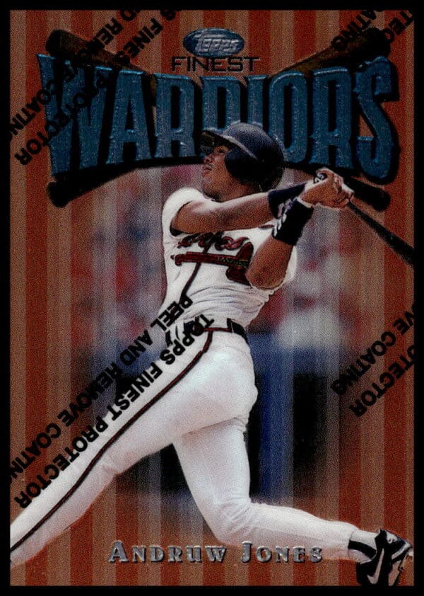 1997 Topps Finest Andruw Jones #100 (Front)