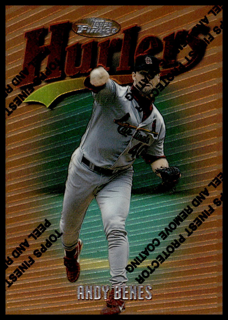 1997 Topps Finest Andy Benes #34 (Front)