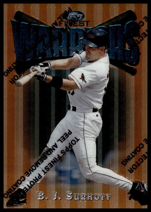 1997 Topps Finest B.J. Surhoff #47 (Front)