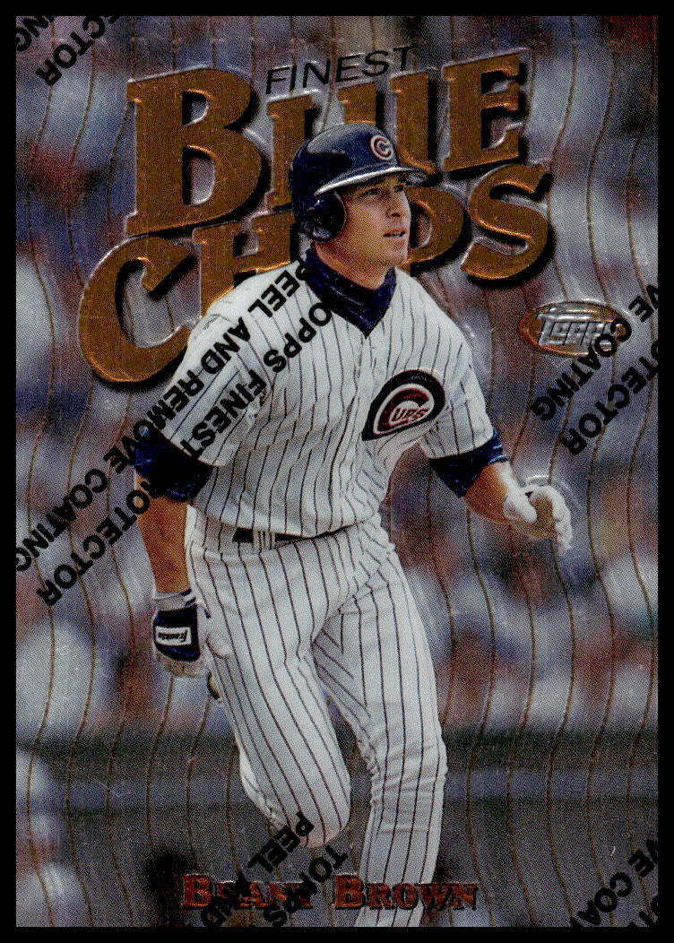 1997 Topps Finest Brant Brown #188 (Front)