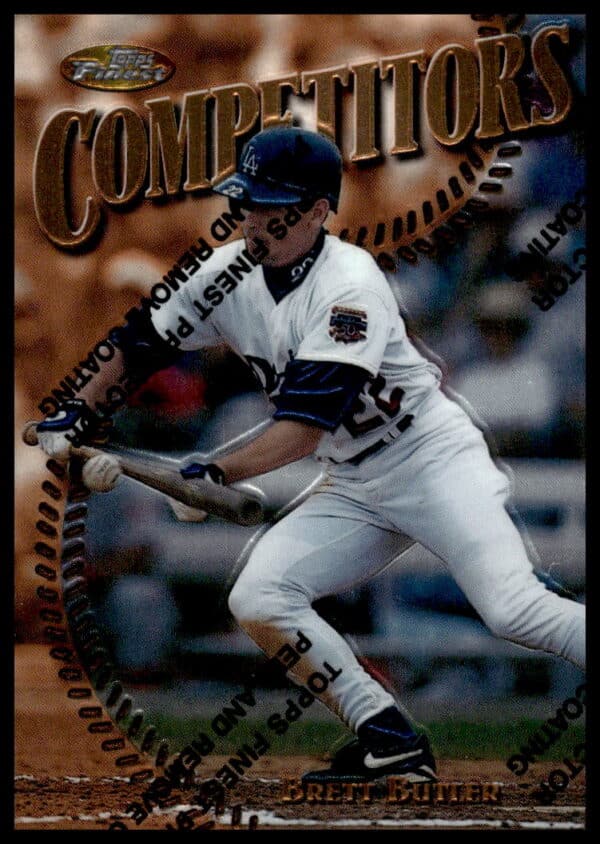 1997 Topps Finest Brett Butler #197 (Front)