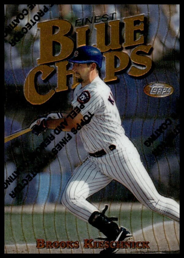 1997 Topps Finest Brooks Kieschnick #218 (Front)