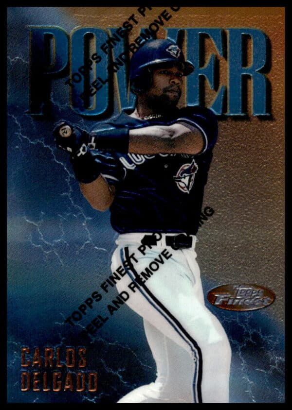 1997 Topps Finest Carlos Delgado #57 (Front)